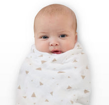 Load image into Gallery viewer, Premium 100% Cotton Muslin Swaddle Blankets | Extra Large 120 x 120cm Pack of 4 Unisex Designs