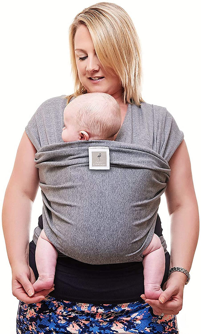 Premium Baby Carrier Newborn to Toddler | Baby Sling | One Size Fits All | Stretchy Baby Wrap