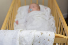 Load image into Gallery viewer, Premium 100% Cotton Muslin Swaddle Blankets | Extra Large 120 x 120cm Pack of 4 Unisex Designs